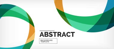 Renkli dalga hatları soyut arka plan, iş veya techno sunumu için renk çizgisi