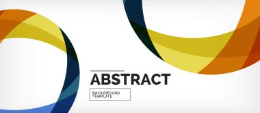 Renkli dalga hatları soyut arka plan, iş veya techno sunumu için renk çizgisi