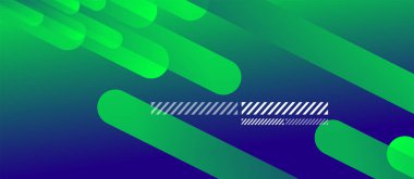 Akan neon eğimleri geometrik soyut arka plan düz çizgiler ve yuvarlak kuyruklar. Duvar kağıdı, pankart, arkaplan, kart, iniş sayfası için sıvı renk gradyan arkaplanı