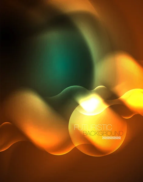 Neón luces vector fondo abstracto — Vector de stock