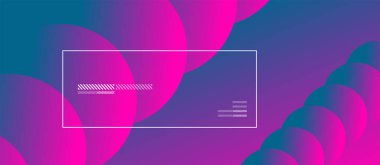 Neon renkli daireleri olan basit soyut bir arkaplan. Memphis Style Geometrik Deseni. Duvar Kağıdı, Sancak, Arkaplan, Kart, Kitap İllüstrasyonu, İniş Sayfası