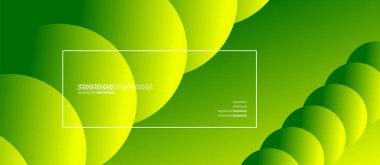 Neon renkli daireleri olan basit soyut bir arkaplan. Memphis Style Geometrik Deseni. Duvar Kağıdı, Sancak, Arkaplan, Kart, Kitap İllüstrasyonu, İniş Sayfası