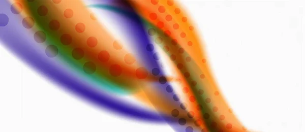 Ilustração de arte de onda de linha no fundo da luz. Modelo de banner de design abstrato vetorial. Modelo de negócio —  Vetores de Stock