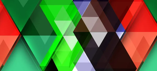 Padrão de triângulo abstrato, fundo colorido. Modelo de apresentação. Forma texturizada moderna. Estilo moderno na moda —  Vetores de Stock