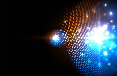 Kutlama tasarımı için soyut mavi neon yıldız arka plan. Lüks şenlikli arka plan.