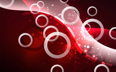 Neon soyut arka plan. Arka plan dekorasyonu. Trendy grafik tasarım.