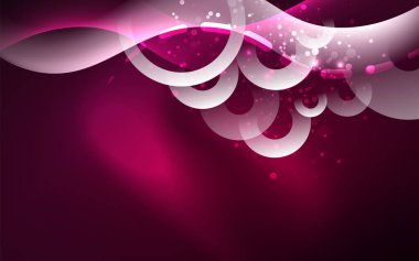 Neon soyut arka plan. Arka plan dekorasyonu. Trendy grafik tasarım.