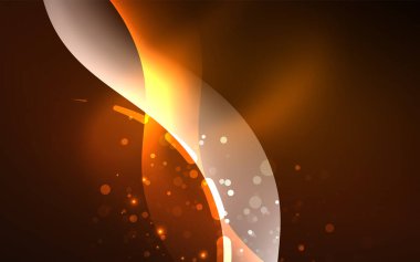 Neon soyut arka plan. Arka plan dekorasyonu. Trendy grafik tasarım.