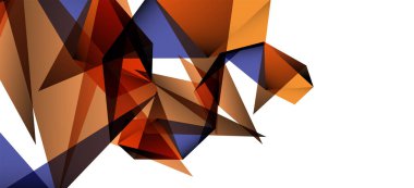 Işık arka planda trendy tarzında üçgen geometrik arka plan. Retro vektör illüstrasyon. Renkli parlak. Trendy modern tarzı. Vektör iş illüstrasyon.