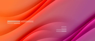 Dinamik dalga gölge çizgisi efektli basit akışkan renk gradyan soyut arka plan. Duvar Kağıdı, Sancak, Arkaplan, Kart, Kitap İllüstrasyonu, İniş Sayfası