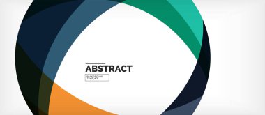 Renkli dalga hatları soyut arka plan, iş veya techno sunumu için renk çizgisi