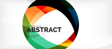 Renkli dalga hatları soyut arka plan, iş veya techno sunumu için renk çizgisi