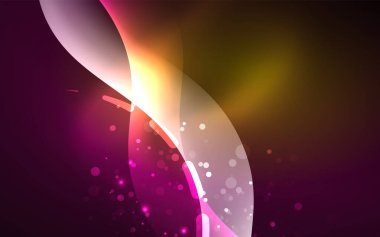 Neon soyut arka plan. Arka plan dekorasyonu. Trendy grafik tasarım.