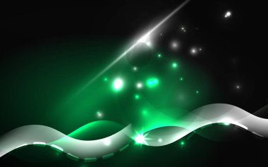 Neon soyut arka plan. Arka plan dekorasyonu. Trendy grafik tasarım.