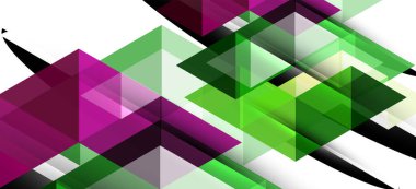 Soyut üçgen desen, renkli zemin. Sunum şablonu. Modern dokulu şekil. Trendy modern tarzı