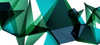 Vintage soyut üçgen mozaik kompozisyon VECTON beyaz arka plan ile şablon. Basit tasarım arka plan. Modern düz tasarım. Güzel vektör deseni.