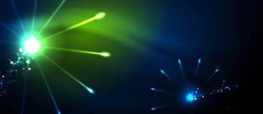 Kutlama tasarım için Fireworks karanlık gece arka plan. Mavi soyut arka plan. Doğum günü partisi. Şenlikli sanat geçmişi. Uzay arka planı. Gece partisi. Noel arifesi.