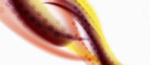 Ilustración de arte de onda lineal sobre fondo de luz. Plantilla de banner de diseño abstracto vectorial. Plantilla empresarial — Archivo Imágenes Vectoriales