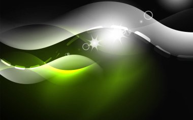 Neon soyut arka plan. Arka plan dekorasyonu. Trendy grafik tasarım.