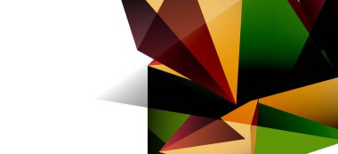 Işık arka planda trendy tarzında üçgen geometrik arka plan. Retro vektör illüstrasyon. Renkli parlak. Trendy modern tarzı. Vektör iş illüstrasyon.