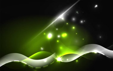 Neon soyut arka plan. Arka plan dekorasyonu. Trendy grafik tasarım.