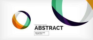 Doğrusal dalga Web şablonu. Vektör illüstrasyon parlak tasarım. Dekoratif baskı. Dekoratif zemin vektörü. Vektör iş illüstrasyon