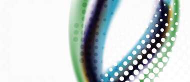 Trendy soyut dalga bulanıklık deseni, duvar kağıdı tasarımı için beyaz arka plan üzerinde çok renkli çizgiler. Renkli arka plan vektörü. Yaratıcı vektör elemanı.