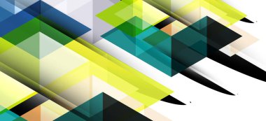 Soyut üçgen desen, renkli zemin. Sunum şablonu. Modern dokulu şekil. Trendy modern tarzı