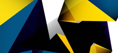 Vintage soyut üçgen mozaik kompozisyon VECTON beyaz arka plan ile şablon. Basit tasarım arka plan. Modern düz tasarım. Güzel vektör deseni.