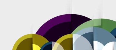 Geometrik tasarım arka plan - daireler