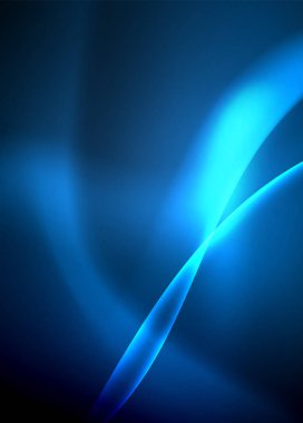 Parlak renk parlak neon soyut dalga şablonu. Soyut parlak ışık. Neon ışık parlayan etkisi. Uzay arka planı. Soyut şekil