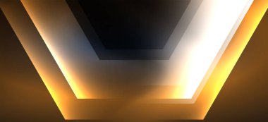 Neon parlak renk hatları arka plan. Soyut renkli Web şablonu geometrik modern teknoloji kavramı.