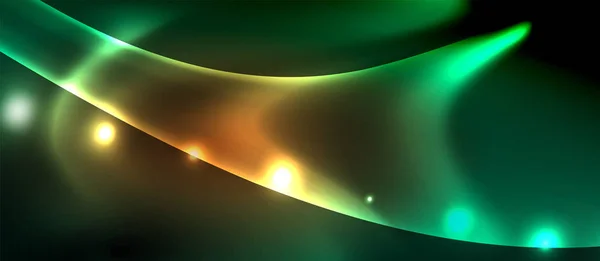 Glühend glänzendes Licht abstrakter Hintergrund — Stockvektor