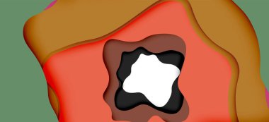 Soyut Web tasarımı için soyut dalgalar kesti. Renk geometrik deseni. Vektör soyut geometrik dinamik desen çerçevesi