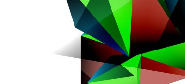 Işık arka planda trendy tarzında üçgen geometrik arka plan. Retro vektör illüstrasyon. Renkli parlak. Trendy modern tarzı. Vektör iş illüstrasyon.