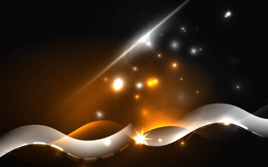 Neon soyut arka plan. Arka plan dekorasyonu. Trendy grafik tasarım.