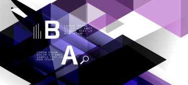 Modern mozaik üçgen şablon arka plan, herhangi bir amaçla büyük tasarım. Soyut geometrik grafik tasarım üçgen deseni. Geometrik çizgi deseni.