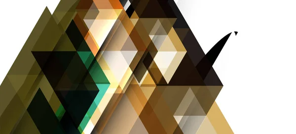 Abstracte driehoek patroon, kleurrijke achtergrond. Presentatie sjabloon. Moderne getextureerde vorm. Trendy moderne stijl — Stockvector