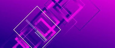 Basit kare veya dikdörtgen geometrik şekilli soyut bir arkaplan. Sıvı eğimli geometrik şablon. Çizgi tasarımı, teknoloji konsepti. Duvar Kağıdı, Sancak Arkaplanı için Vektör İllüstrasyonu