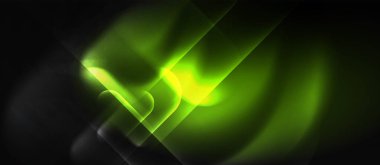 Neon parlayan tekno çizgiler, yüksek teknoloji fütüristik soyut arka plan şablonu