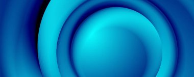 Vektör 3d tarzı soyut girdap daireleri, modern tekno dijital moda soyut arka plan. Duvar Kağıdı, Sancak, Arkaplan, Kart, Kitap İllüstrasyonu, İniş Sayfası