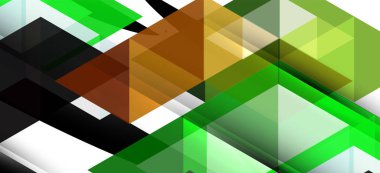 Soyut üçgen desen, renkli zemin. Sunum şablonu. Modern dokulu şekil. Trendy modern tarzı