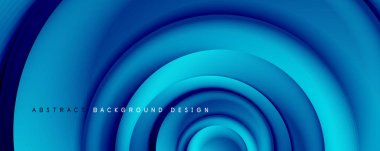 Vektör 3d tarzı soyut girdap daireleri, modern tekno dijital moda soyut arka plan. Duvar Kağıdı, Sancak, Arkaplan, Kart, Kitap İllüstrasyonu, İniş Sayfası