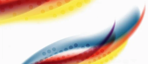 Ilustração de arte de onda de linha no fundo da luz. Modelo de banner de design abstrato vetorial. Modelo de negócio —  Vetores de Stock