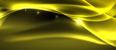 Neon ışık dalgaları