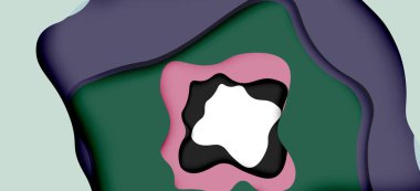 Soyut Web tasarımı için soyut dalgalar kesti. Renk geometrik deseni. Vektör soyut geometrik dinamik desen çerçevesi