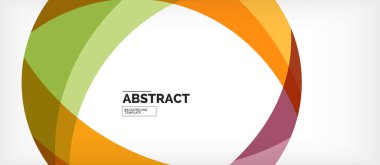 Doğrusal dalga Web şablonu. Vektör illüstrasyon parlak tasarım. Dekoratif baskı. Dekoratif zemin vektörü. Vektör iş illüstrasyon