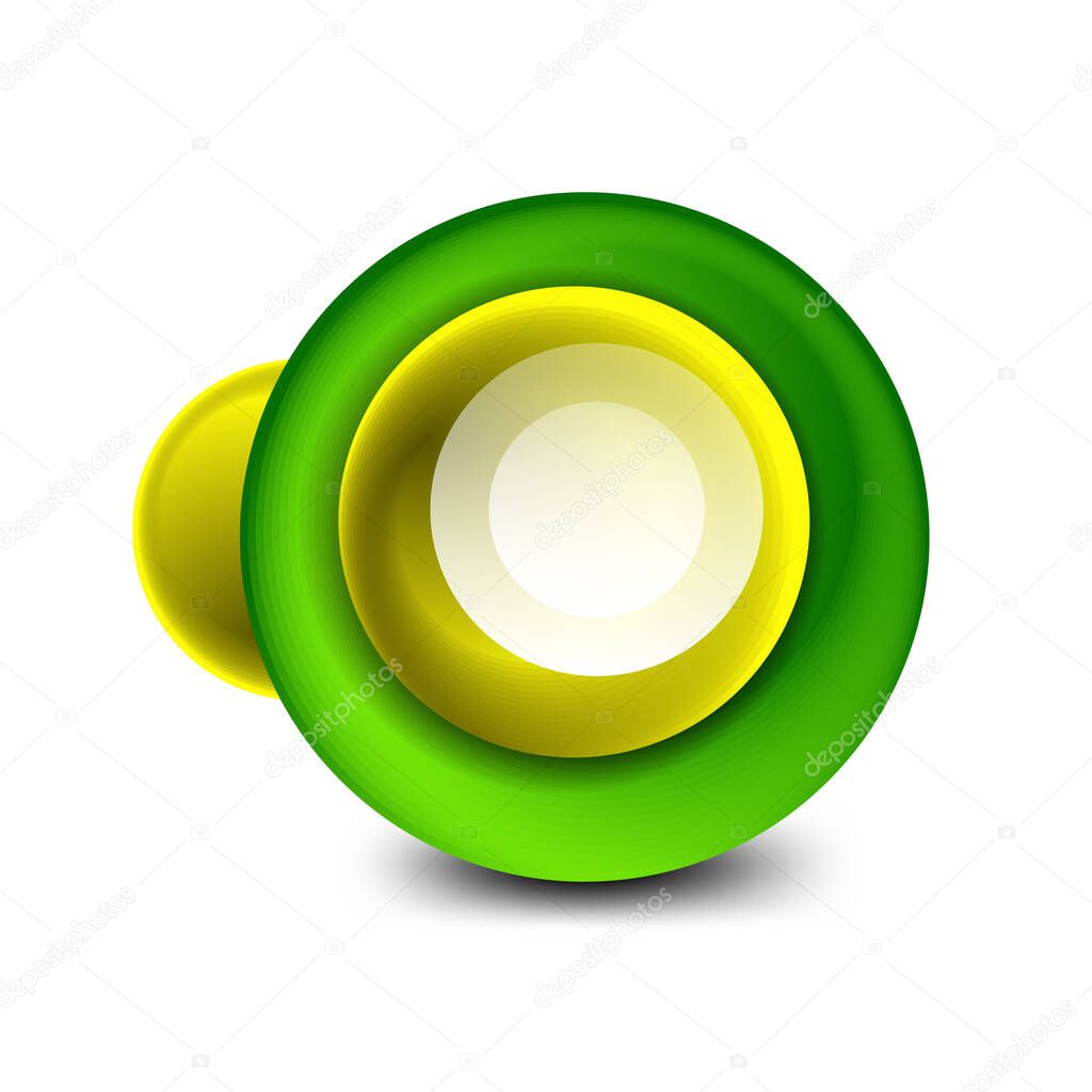 Vector Swirl Circle Banner 3d Style Abstract Sphere Or Round Shape Icon Or Background Templates Vector Illustration For Wallpaper Banner Background Card Book Illustration Landing Page Premium Vector In Adobe Illustrator