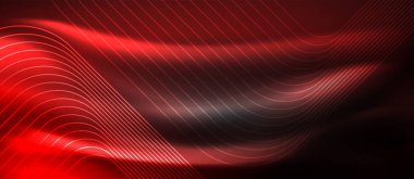 Parlayan parlak neon kareler soyut arka plan, techno modern şablon