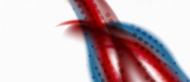 Trendy soyut dalga bulanıklık deseni, duvar kağıdı tasarımı için beyaz arka plan üzerinde çok renkli çizgiler. Renkli arka plan vektörü. Yaratıcı vektör elemanı.